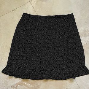 Abercrombie Ruffle Edge Mini Skirt